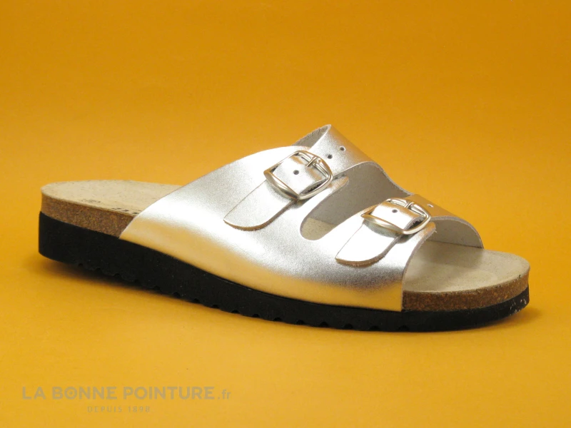 Artika BASQUE Rif Argent - Mule Reglable Femme 1 Artika BASQUE Rif Argent - Mule Reglable Femme