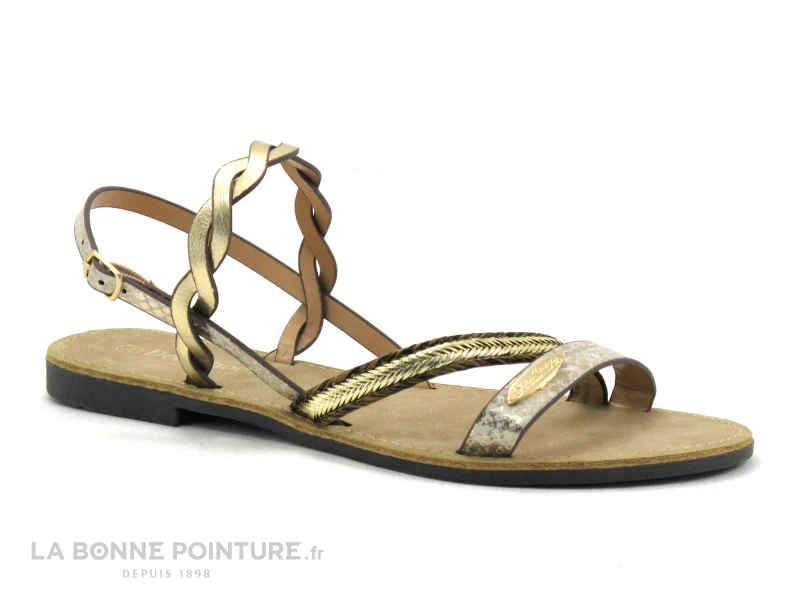 Dees Shoes MALDAD Or - Sandale Plagette Femme 1 Dees Shoes MALDAD Or - Sandale Plagette Femme