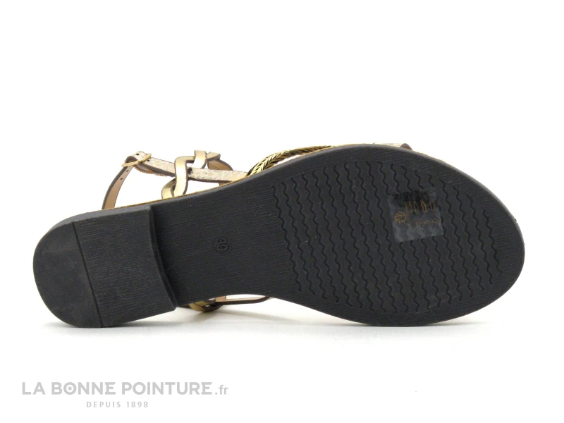 Dees Shoes MALDAD Or - Sandale Plagette Femme 4 Dees Shoes MALDAD Or - Sandale Plagette Femme – Image 4