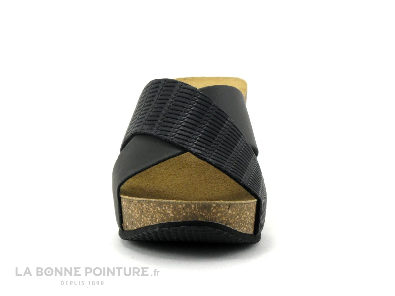 Autenti 688739 Noir - Mule Plateforme 2 Autenti 688739 Noir - Mule Plateforme – Image 2